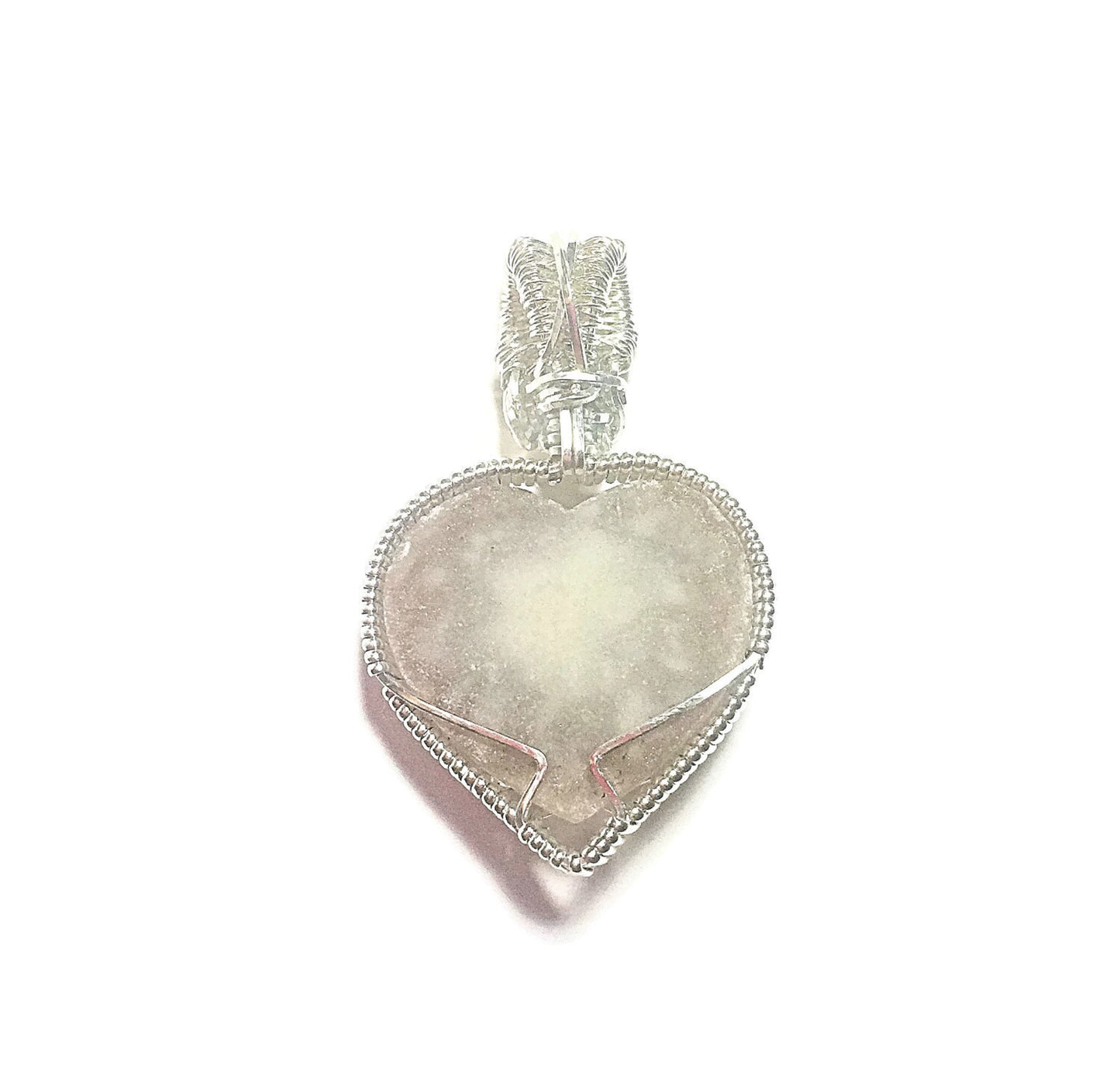 Silver Druzy Quartz Pendant