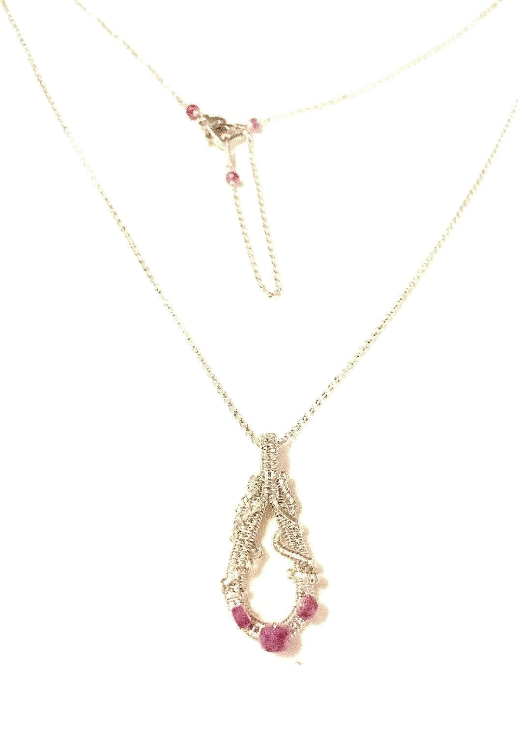 Silver Ruby chain