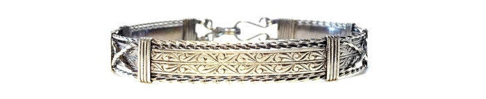 Silver Scroll bracelet