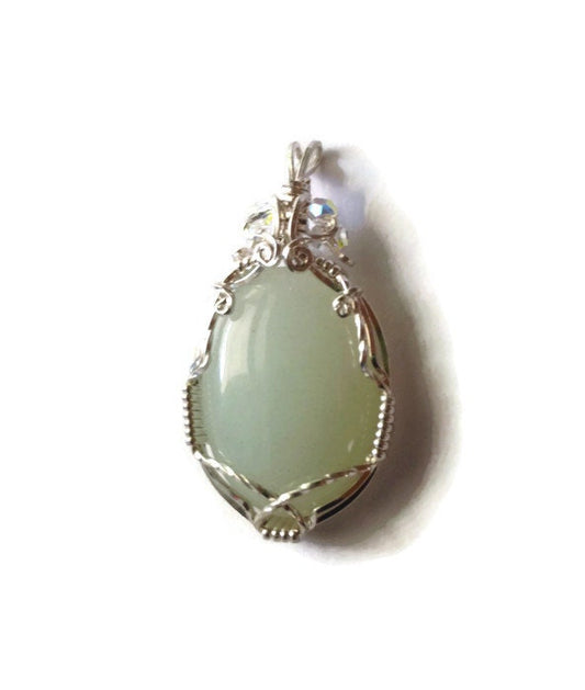 Silver Aventurine pendant